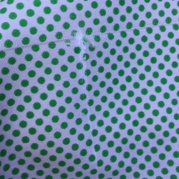 Vintage Ladybug Green/White Polka Dot Scarf 🐞 - Picture 6 of 8